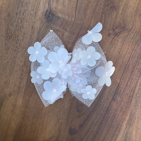 Mesh flowers (light pink)