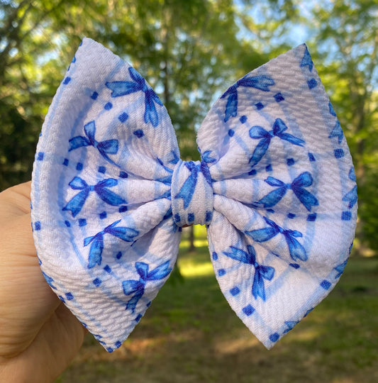Blue bows
