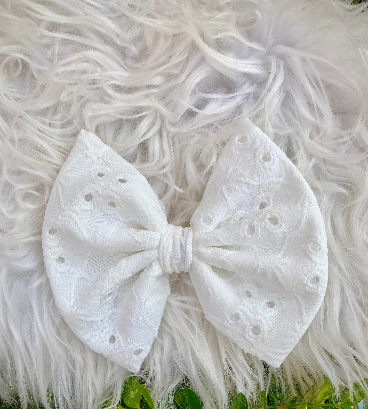 white eyelet