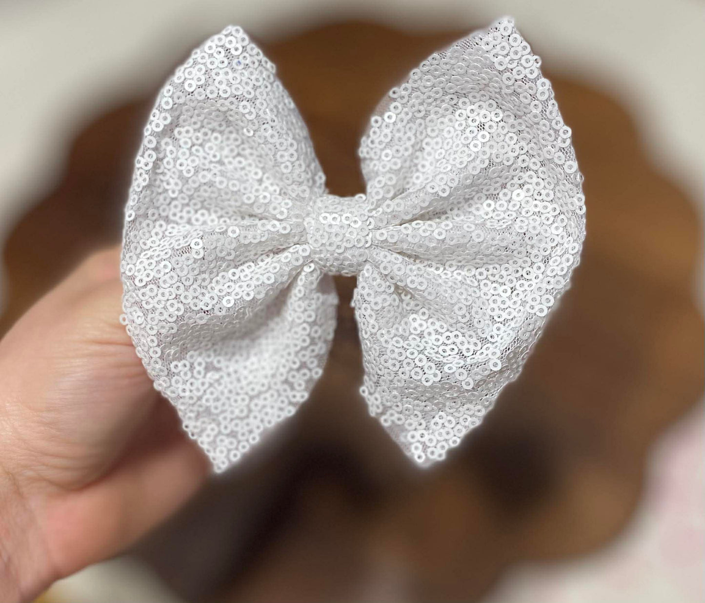White sequin